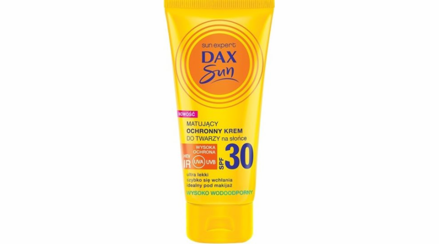 Dax Sun Dax Sun matující ochranný pleťový krém na opalování SPF 30 50 ml