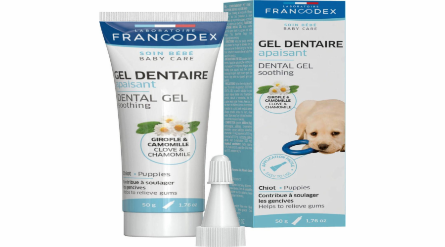 FRANCODEX FRANCODEX Zklidňující dentální gel pro štěňata 50 g