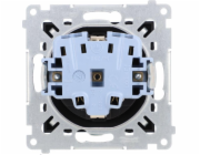 Kontakt-Simon Simon 54 Schuko zásuvka se závěrkami (modul) 16A 250V rychlospojky matná černá DGSz1CZ.01/49