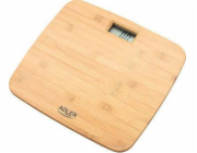 Adler AD 8173 koupelnová váha bambusová koupelnová váha