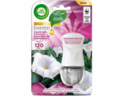 Air Wick Air Wick Essential Oils elektrický osvěžovač vzduchu a náplň Moon Lily zabalené v saténu 19 ml