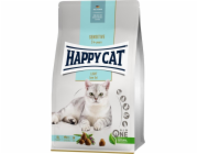 Happy Cat Sensitive Light, suché krmivo, pro dospělé kočky, nízkotučné, 300 g, sáček