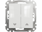 Schneider Electric Sedna Design Tlačítko rolety bílé SDD1...
