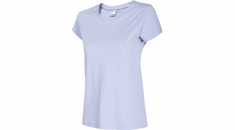 4f Dámské tričko H4L22-TSD013 Tyrkysově modré velikost S