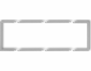 Karlik Trojitý výplňový rám, řada Deco, stříbrná metalíza (7DRW-3)