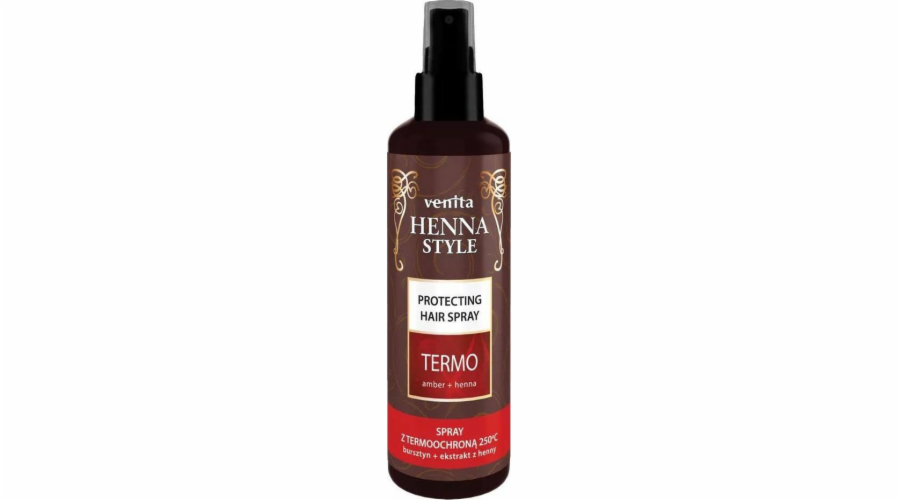 VENITA_Henna Style Thermo Spray stylingový sprej na vlasy s tepelnou ochranou 200 ml
