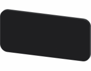 Vložka nebo samolepicí štítek 12,5 x 27 mm černá bílá písmena bez nápisu pro vlastní popis 3SU1900-0AC16-0AA0
