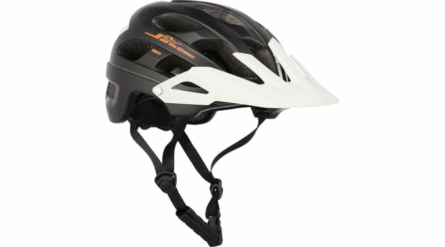 Cyklistická helma Nils Extreme MTW208 na kolečkové brusle/skateboard, černobílá, velikost L (55-61 cm)