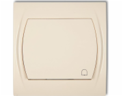 Karlik LOGO Button /zvonek/ podsvícená zlatá metalíza 8LWP-4L