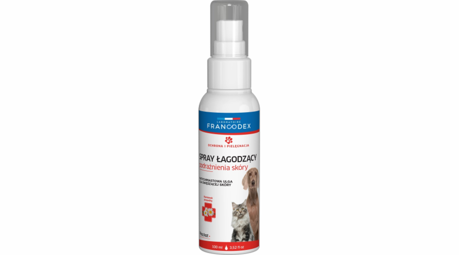 FRANCODEX Spray zklidňující podráždění kůže pro psy a kočky 100 ml