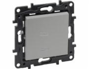Niloe Step - Jednopólový osvětlený spínač 10 AX - Aluminium Legrand 863311 himp