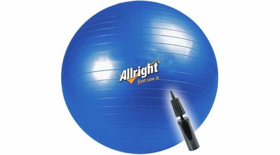 Allright cvičební míč 75 cm modrý (FIPGDK75)