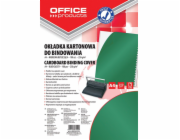 Kancelářské produkty KANCELÁŘSKÉ PRODUKTY obaly na vazby, karton, A4, 250 g/m2, lesklé, 100 ks, zelené