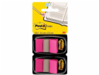 Post-it Indexovací záložky 680-BP2EU jasně růžová, 25x43m...
