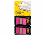 Post-it Indexovací záložky 680-BP2EU jasně růžová, 25x43mm, 2x50ks (3M0098)