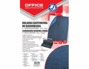 Kancelářské produkty VAZBAČKY, KARTON, A4, 250GSM, KOŽENÝ OBRÁZEK, 100KS, TMAVĚ MODRÁ (20232525-11)