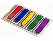 Post-it Arrow indexovací jazýčky 684-ARR4, 12x43mm, neon: růžová + modrá + žlutá + zelená (3M0651)