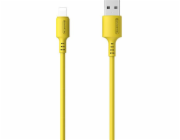 Somostel USB-A – Lightning kabel 1,2 m žlutý (28249)