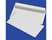Kancelářské produkty KANCELÁŘSKÉ PRODUKTY obálky se silikonovou páskou, HK, DL, 110x220mm, 80gsm, 1000ks, bílá