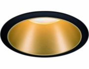 Paulmann Vestavné svítidlo Cole Coin 3cestné stmívatelné LED 1x6,5W 2700K 230V Černá/Zlato-Mat /Plast