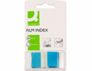 Q-Connect Q-CONNECT indexovací jazýčky, PP, 25,4x43,7 mm, 50 karet, modrá
