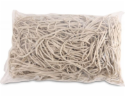 Kancelářské výrobky Kancelářské výrobky Gumičky, Průměr 130 mm, 1,5X3 mm, 60% Guma, 1000G, Omotávka, Bílá