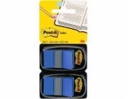 3M POST-IT® indexovací záložky (680-B2EU), PP, 25x43mm, 2x50 karet, modrá - 051141920603