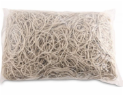 Kancelářské výrobky Kancelářské výrobky Gumičky, průměr 60 mm, 1,5 x 1,5 mm, 60 % pryž, 1000 G, obal, bílá