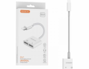 Somostel SMS-BZ05 Lightning USB adaptér - Lightning x2 bílý (28265)