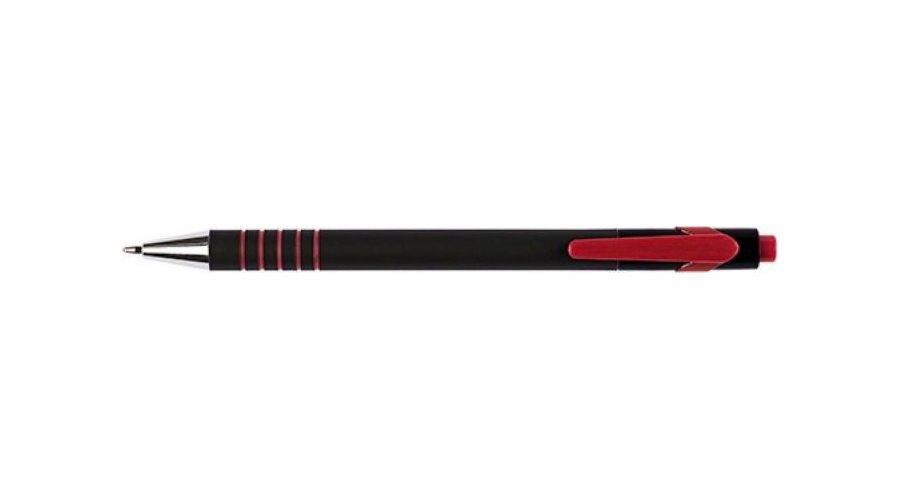 Q-Connect Q-CONNECT LAMBDA výsuvné kuličkové pero, 0,7 mm, červené