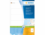 Herma Premium štítky A4, adresa, bílé, matný papír, 1000 ks, zaoblené rohy (4667)