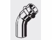 Viega 45° oblouk 1-přírubový FKM 22mm (628 376)