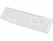 Klávesnice Natec NATEC NAUTILUS ES SLIM KEYBOARD WHITE