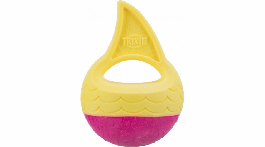 Trixie Aqua Toy žraločí ploutev, psí míček, TPR, 18 cm, plovoucí