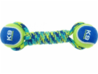 Zeus Rope činka se dvěma míčky Zeus K9 Fitness, 23 cm