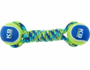 Zeus Rope činka se dvěma míčky Zeus K9 Fitness, 23 cm