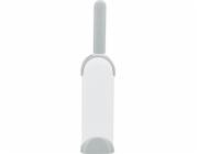 Trixie Pet kartáč na sběr chlupů s čisticím stojánkem bílá/šedá, 33 cm
