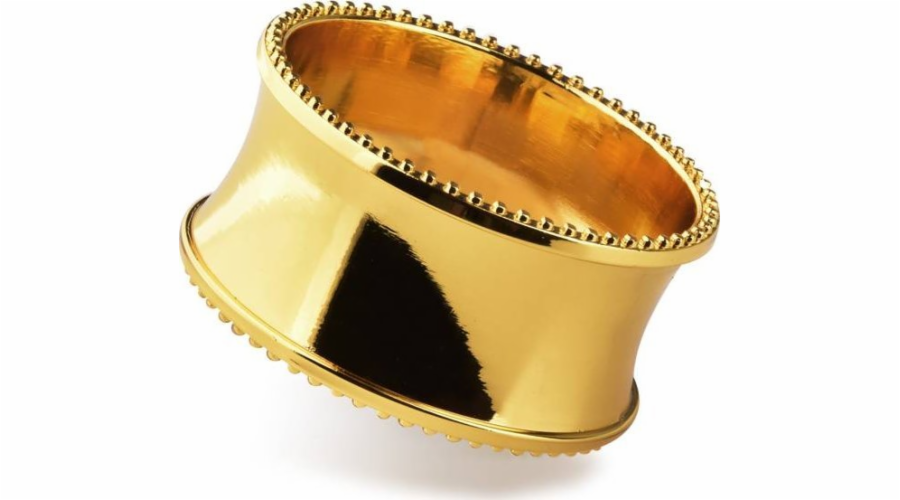 Affek Design ADRIANNE Držák na ubrousky zlatý snubní prsten 4,5x4x5x2,5cm