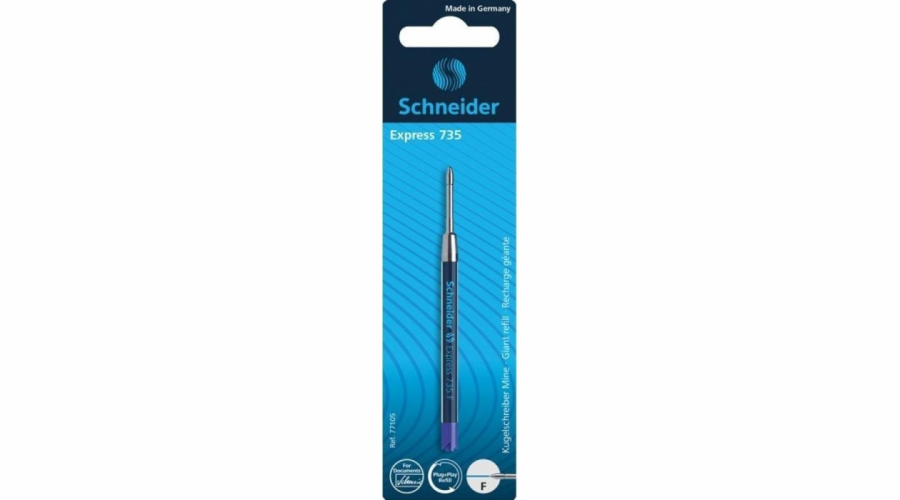 Schneider SCHNEIDER Express 735 F náplň do pera, 0,7 mm, blistr, modrá