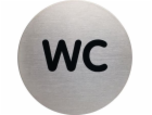 Sponky DURABLE Piktogram PICTO, kulaté WC 83mm