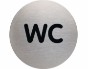 Sponky DURABLE Piktogram PICTO, kulaté WC 83mm