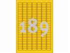 Avery Zweckform LABEL ZF L6037 MINI LABEL 25,4X10 MM ŽLUT...