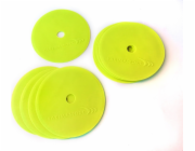 YakimaSport Flat Field markers (značkovací podložky) - sada 10 ks, žluté