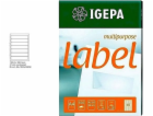 Mondi LABELS A4 IGEPA 192 X 38,0 MM BÍLÁ (100)