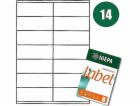 IGEPA ŠTÍTKY A4 IGEPA 105 X 41,0 MM BÍLÁ (100)