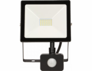 Orno ALLED 20W světlomet LED světlomet s PIR, 1600lm, IP44, 4000K, Alu+sklo