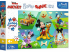 Trefl Puzzle 60 dílků Super Shape XXL S Mickeym je vždy z...