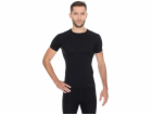 Brubeck pánské tričko Active Wool, černé, velikost M (SS1...