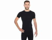 Brubeck pánské tričko Active Wool, černé, velikost M (SS11710)