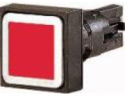 Pohon Eaton s červeným knoflíkem se samonávratem Q18D-RT (086713)